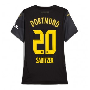 Borussia Dortmund Marcel Sabitzer #20 Bortatröja Dam 2024-25 Kortärmad